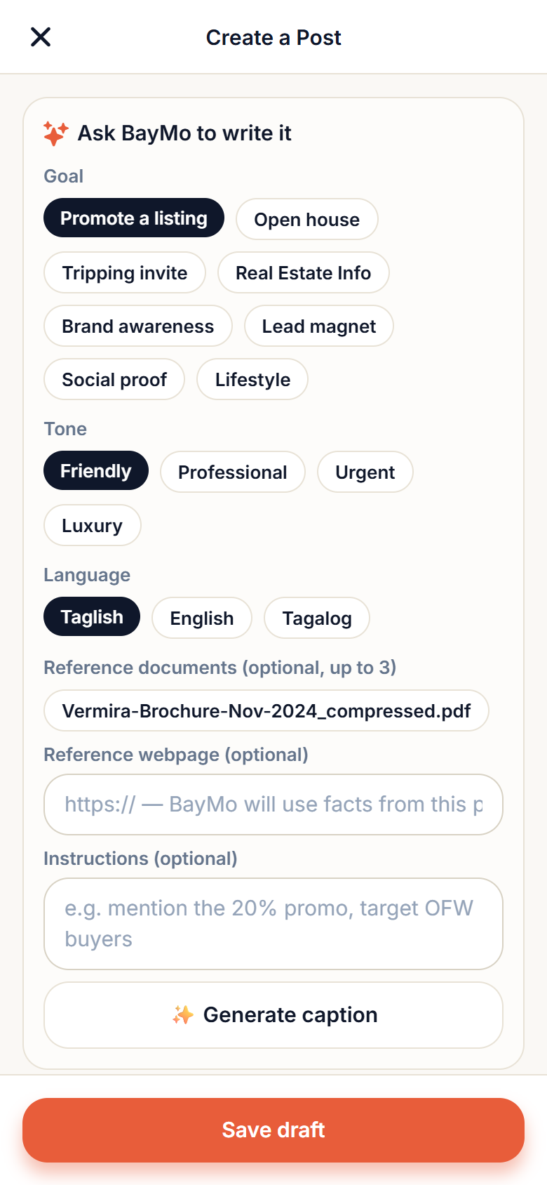 Create a post